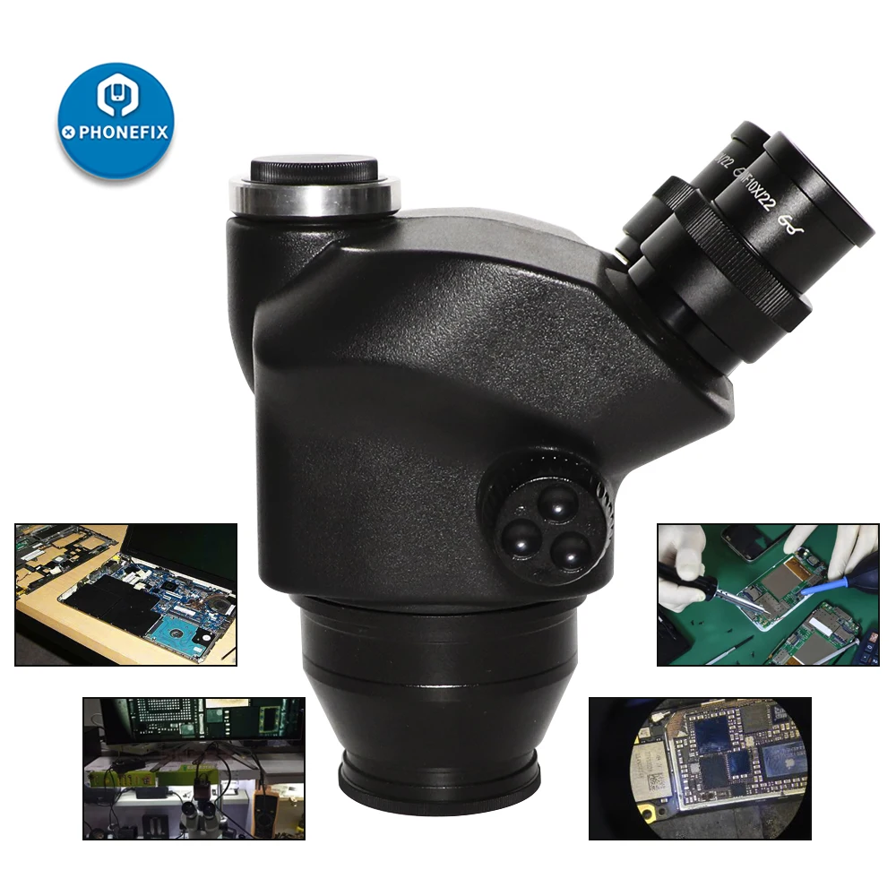 Trinocular Stereo Microscope 7X-45X - 2020, черный 3,5X-90X 7X-45X тринокулярный стереозум-микроскоп,