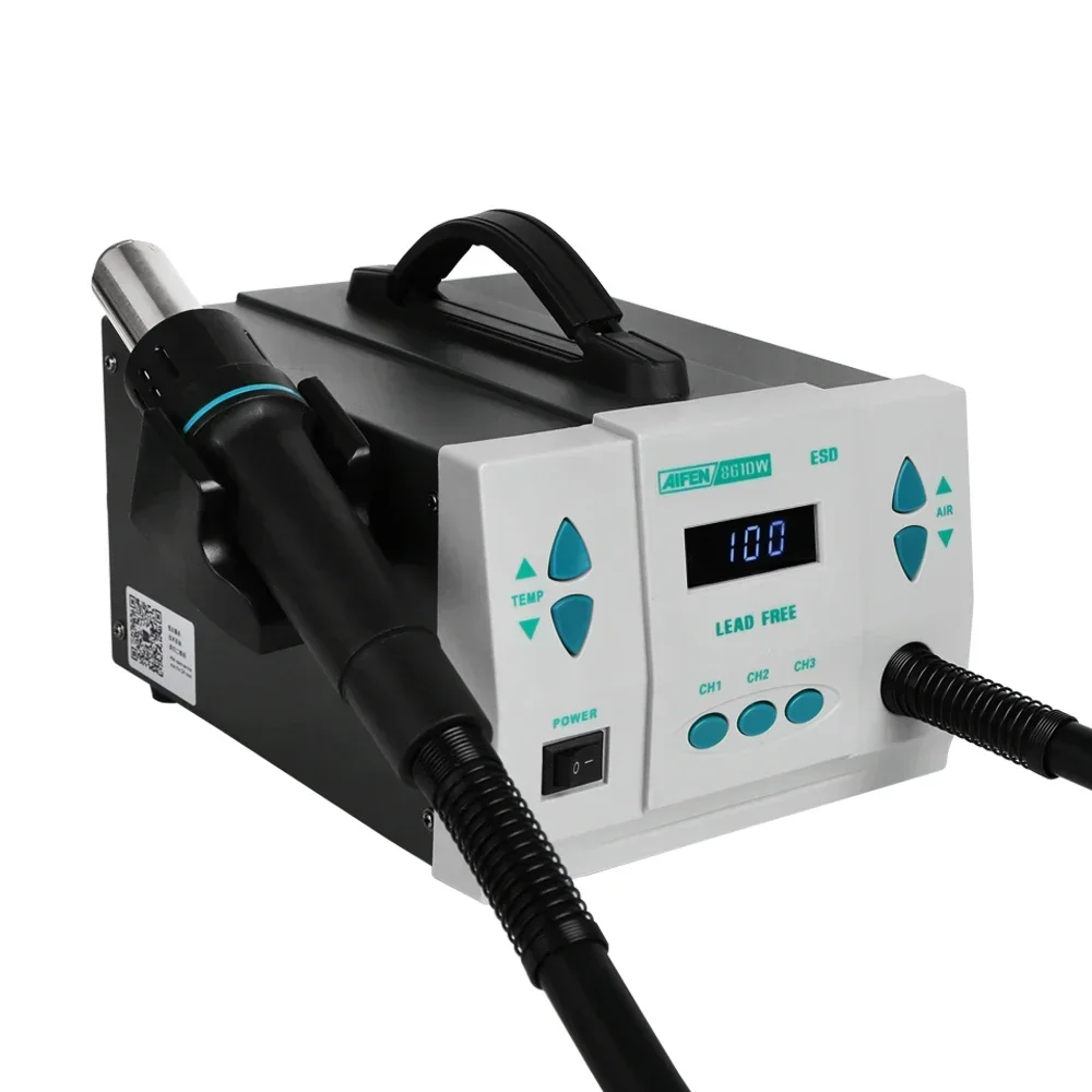 Hot Air Rework Station 861Dw - Паяльная станция AIFEN 861DW с горячим