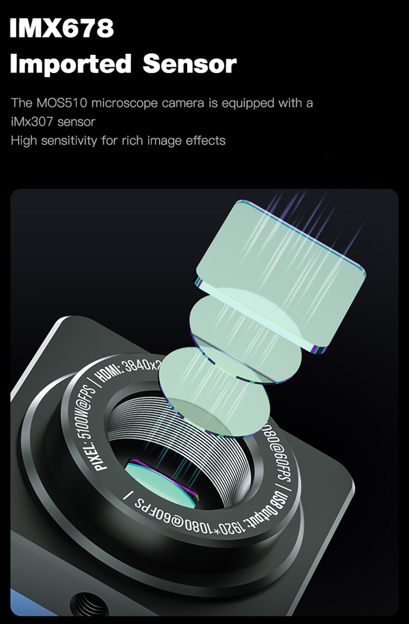 Механическая промышленная каме – обзор и цена 4K Microscope Camera Sony Sensor