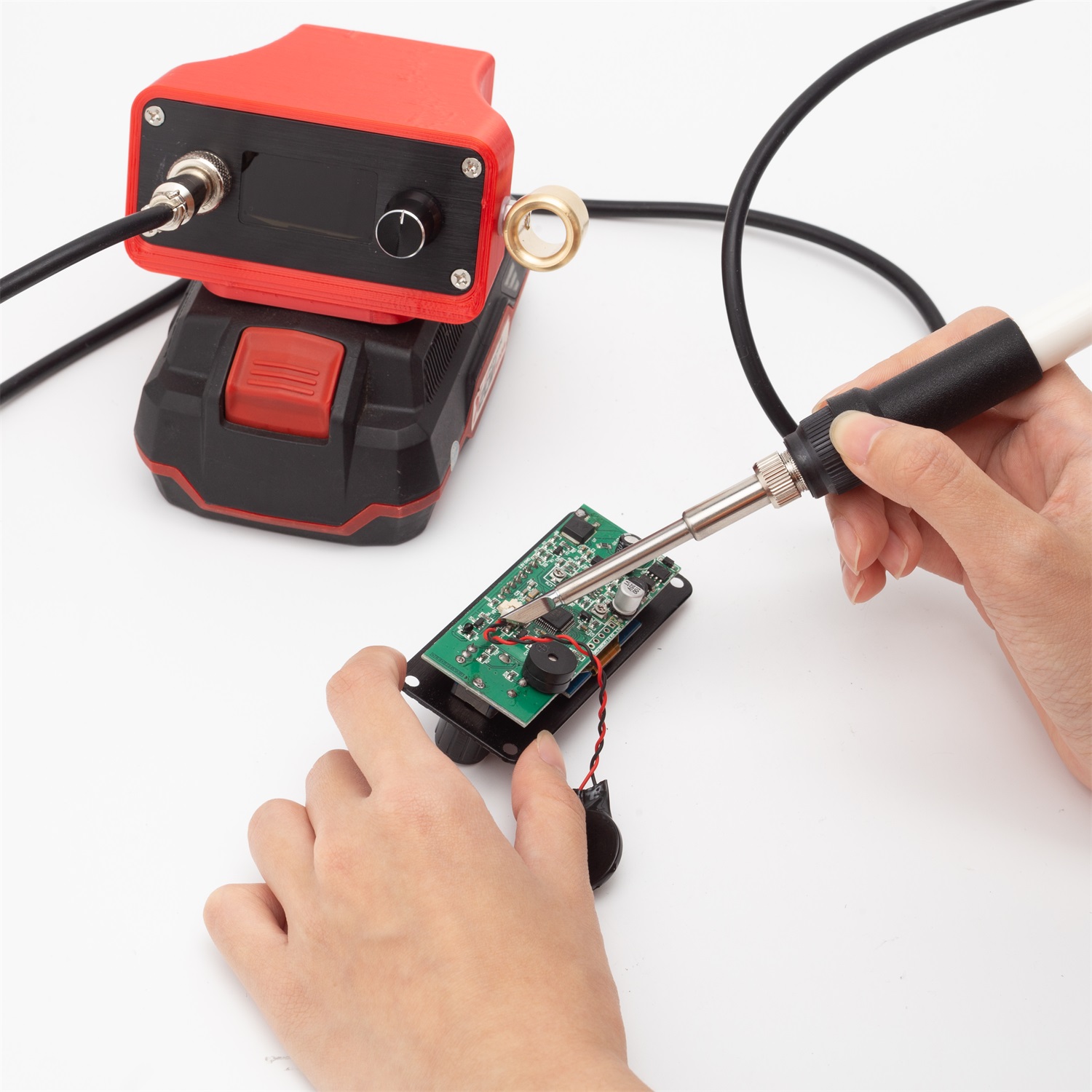 Быстронагревающаяся паяльная с – обзор и цена T12 Soldering Station Oled