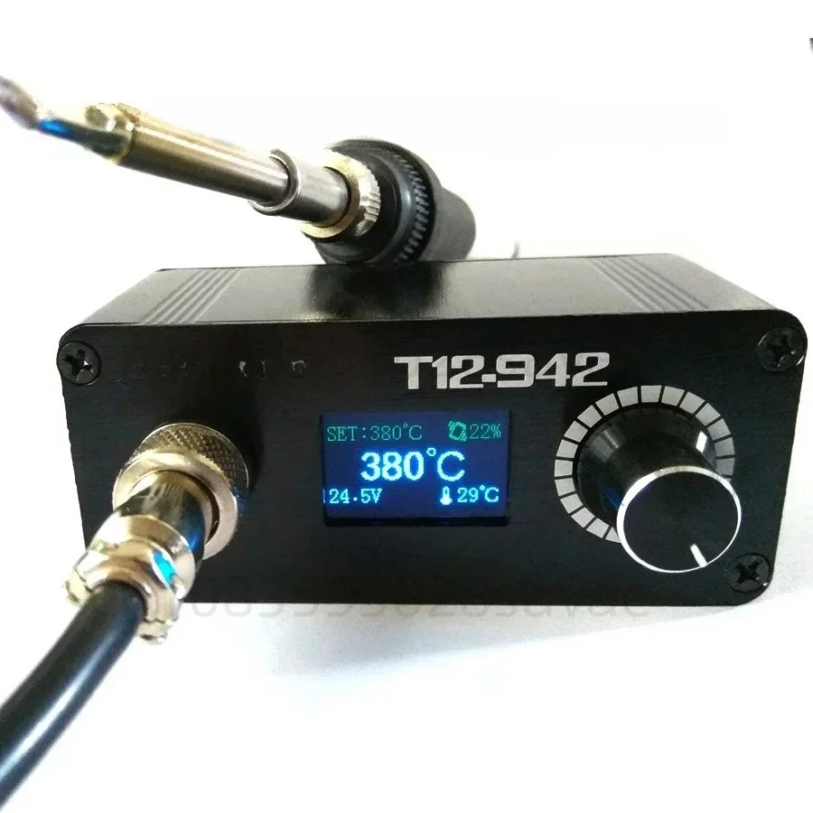 Цифровая паяльная станция MINI – обзор и цена T12 Soldering Station Oled