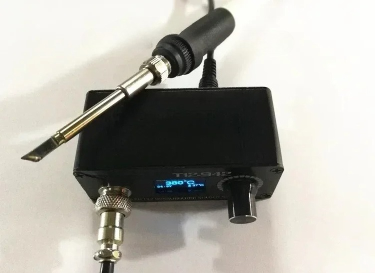 Цифровая паяльная станция MINI – обзор и цена T12 Soldering Station Oled