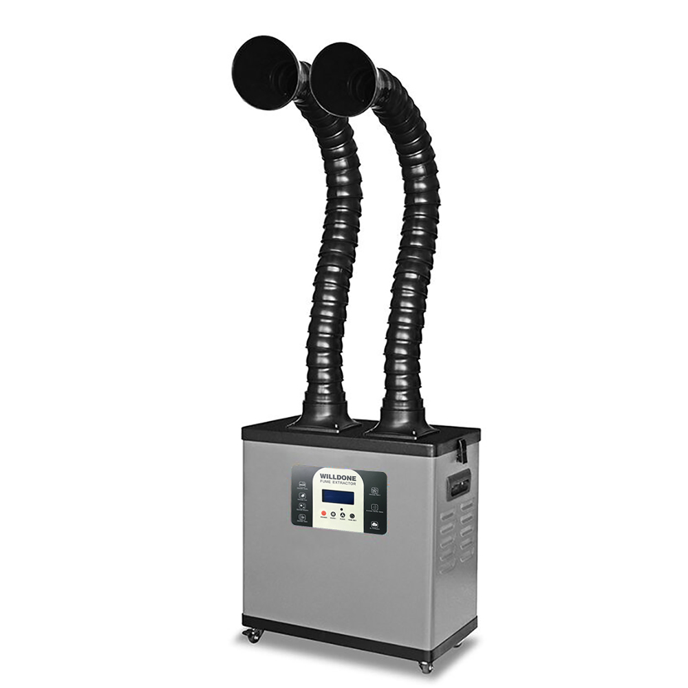 C200Y Портативный высокомощный – обзор и цена Fume Extractor Soldering Dual Arm