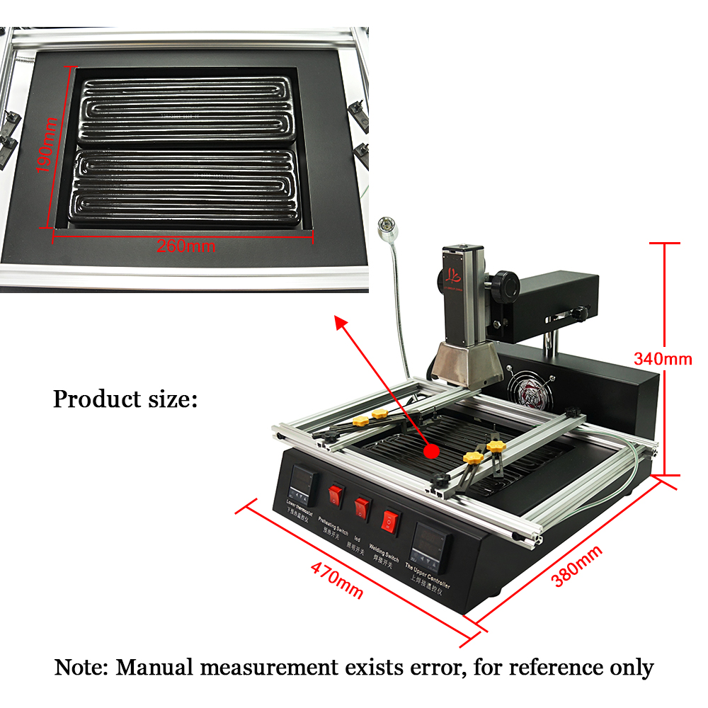 Паяльная станция LY M770R BGA, – обзор и цена Infrared Bga Rework Station