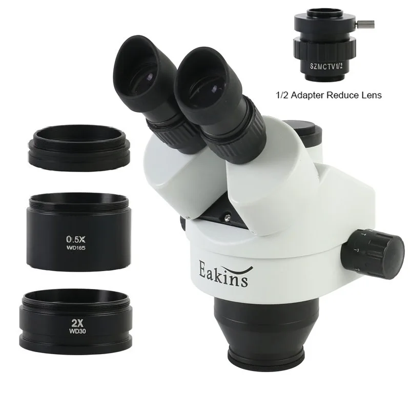 7X 90X тринокулярный стереомик – обзор и цена Trinocular Stereo Microscope 7X-45X