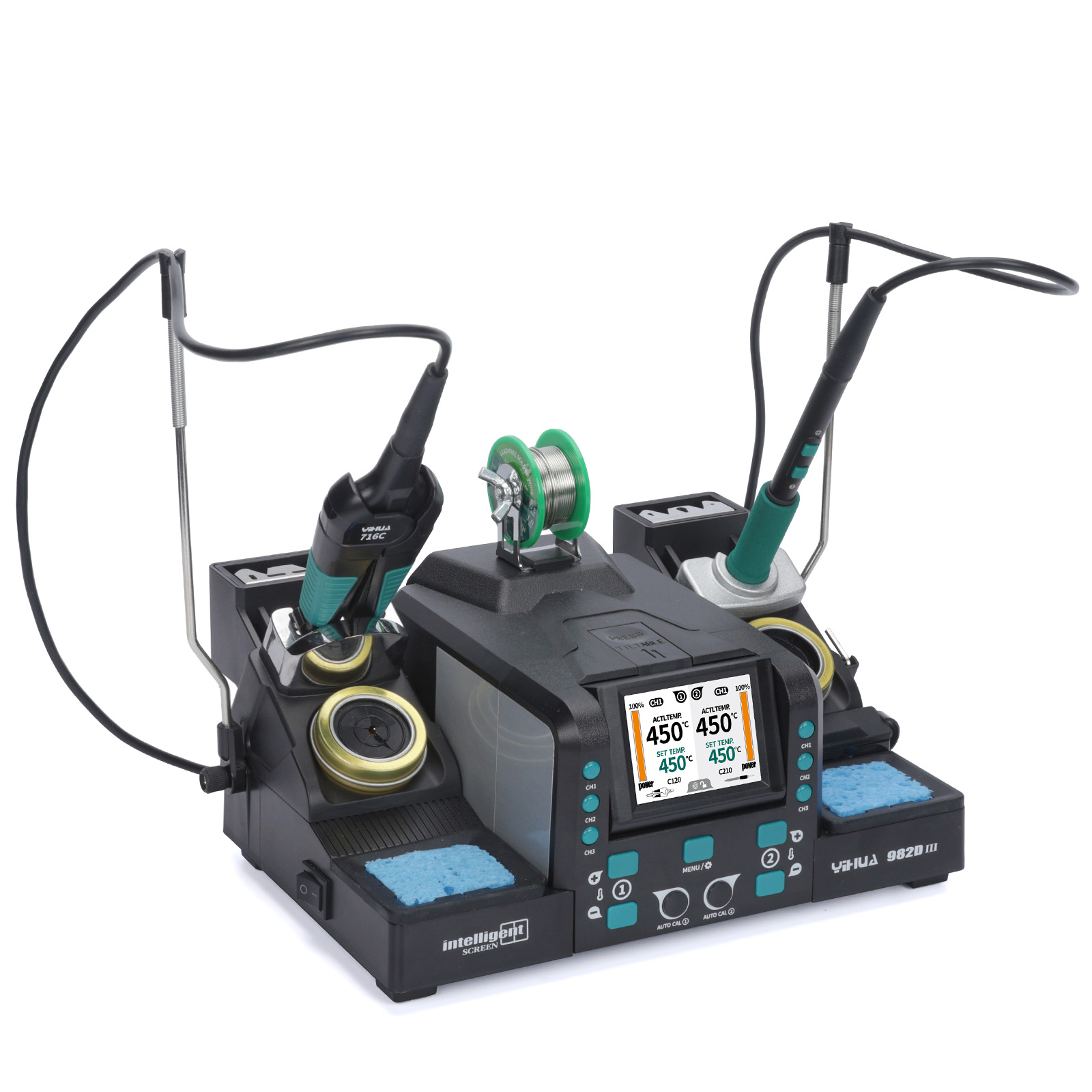 Паяльная станция YIHUA 982D-II – обзор и цена C210 Precision Soldering Station
