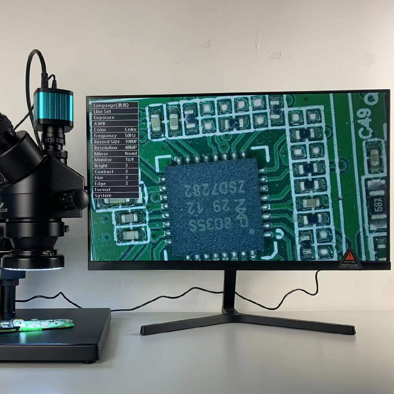 7X-45X 3,5X-90X тринокулярный  – обзор и цена Trinocular Stereo Microscope 7X-45X