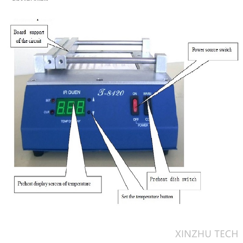 PUHUI T-8120 Предварительный н – обзор и цена Infrared Bga Rework Station